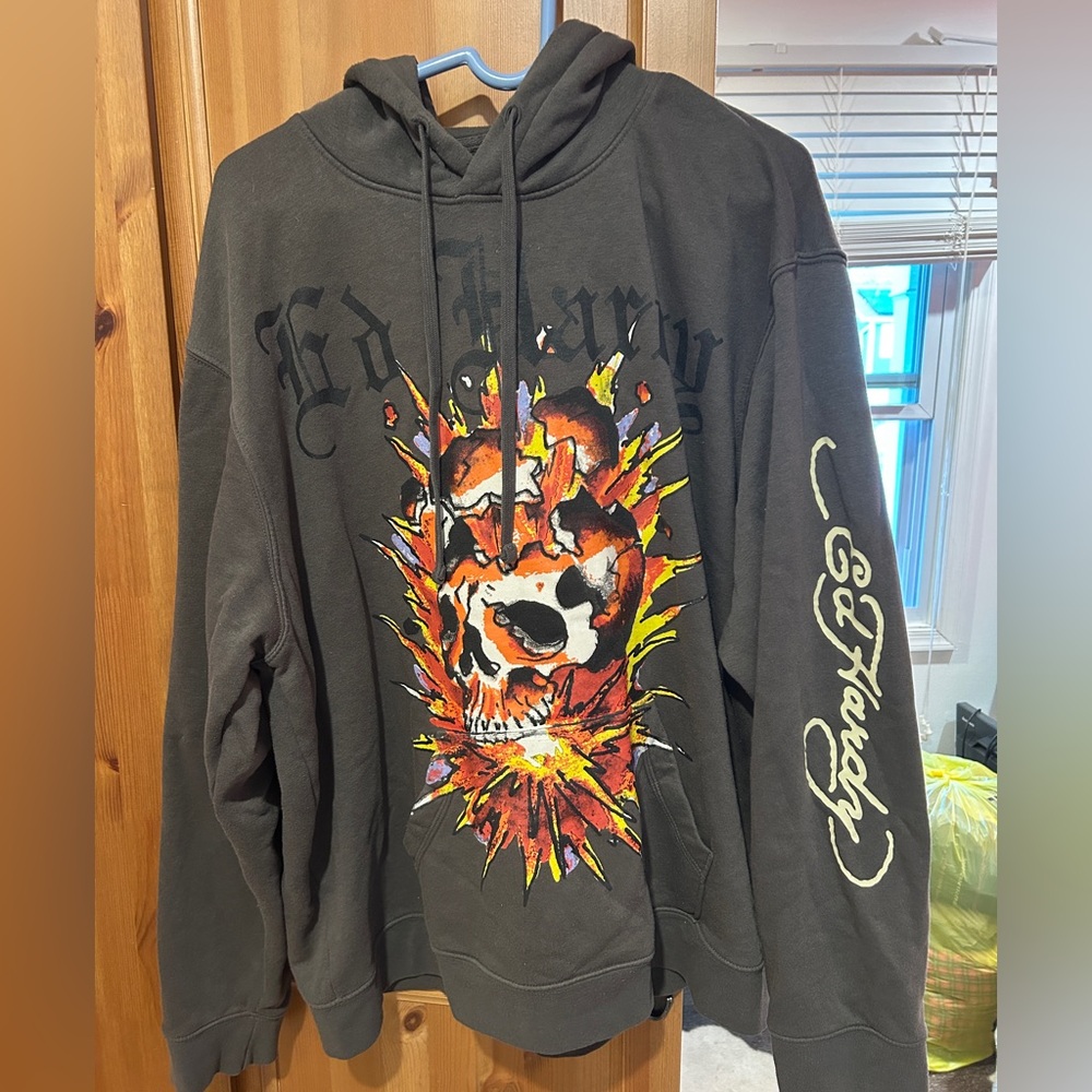 Ed Hardy Graphic Hoodie - XXL